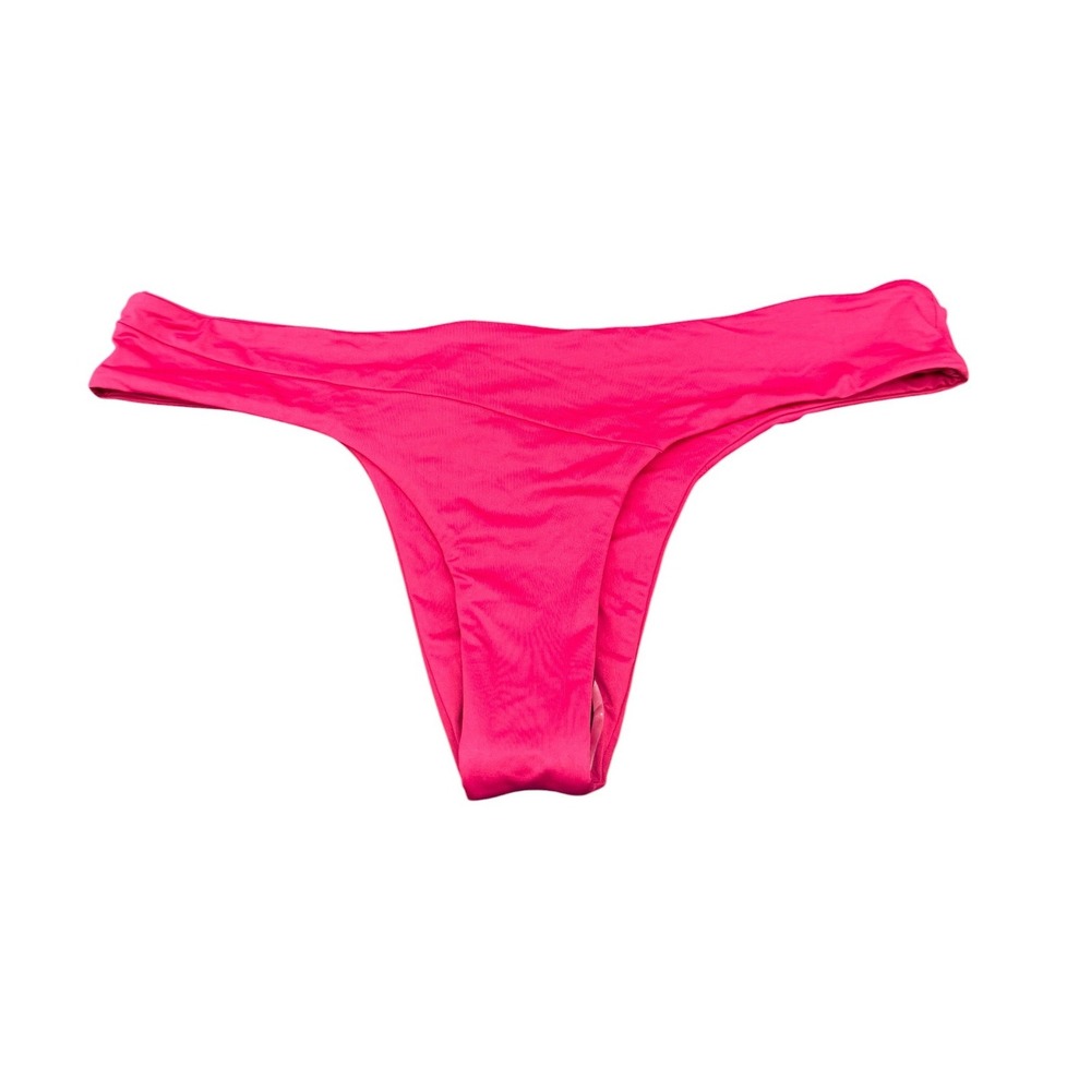 Volcom‎ Simply Solid Cheeky Bikini Bottom Maroon Econyl XL NEW
